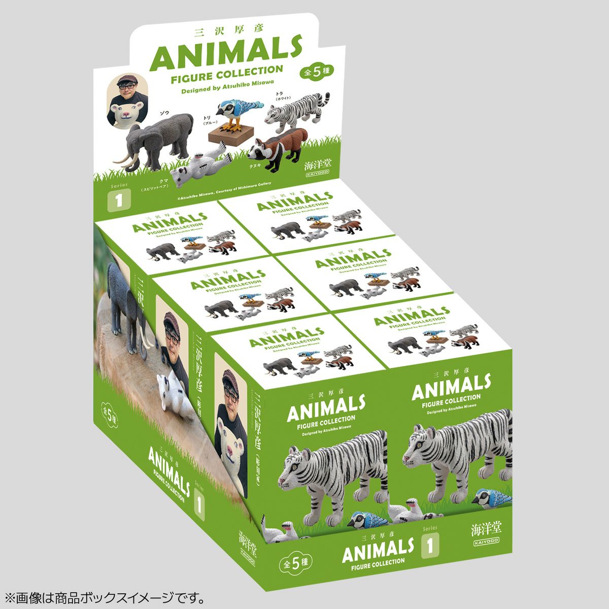 三沢厚彦 ANIMALS Figure Collection 1 (1盒6個入)