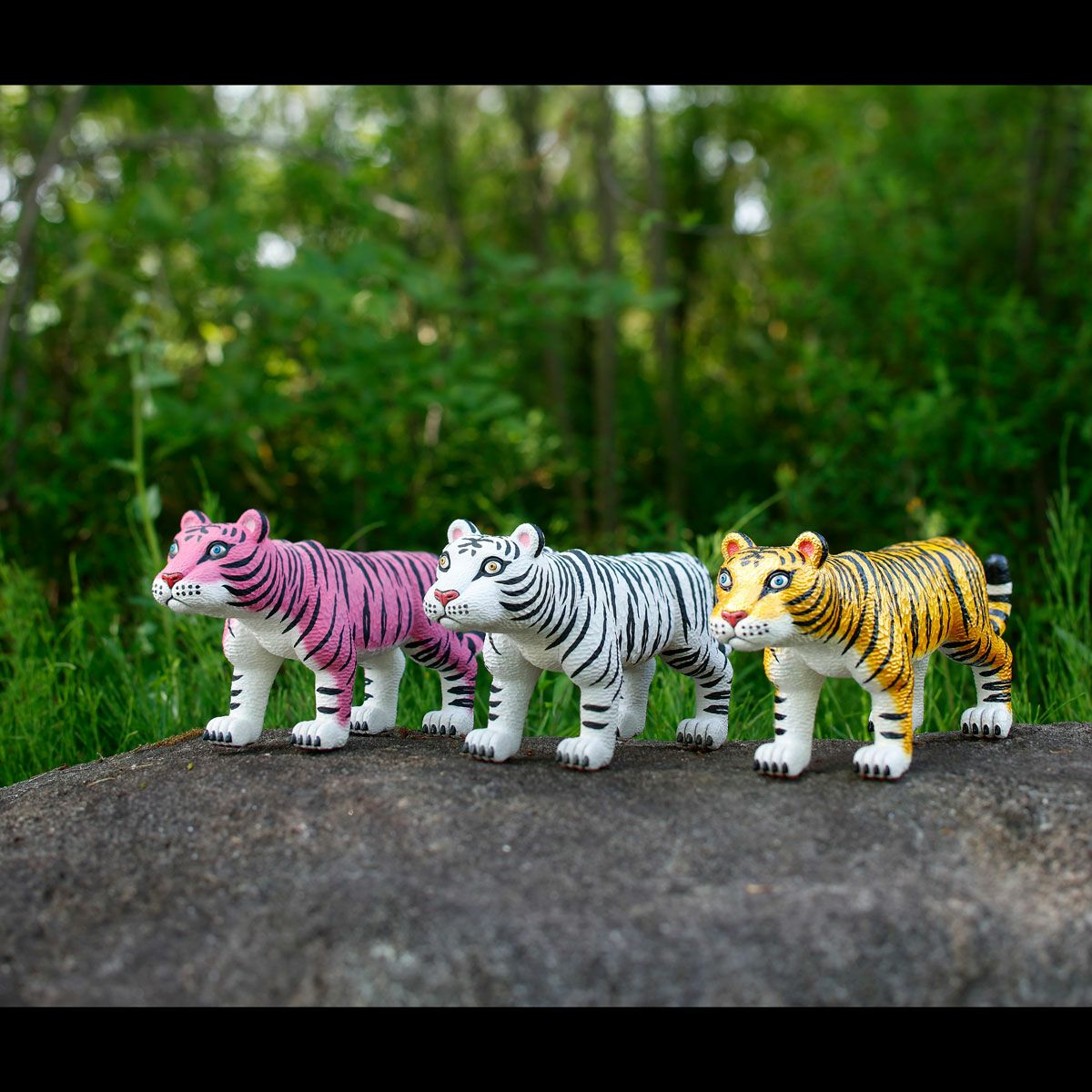 三沢厚彦 ANIMALS 老虎 白色 軟膠塗裝完成品