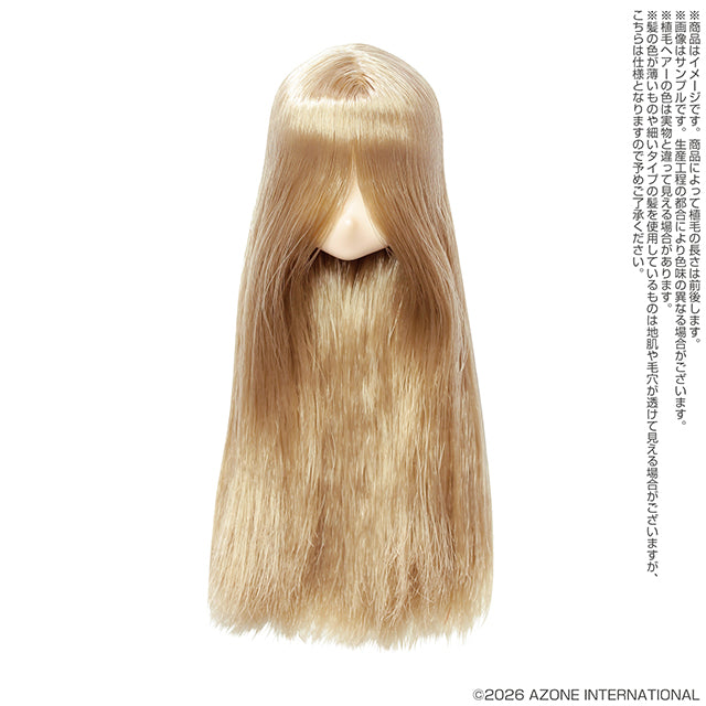 Picco Neemo D 用頭部 (白色) 直髮 / 普通款