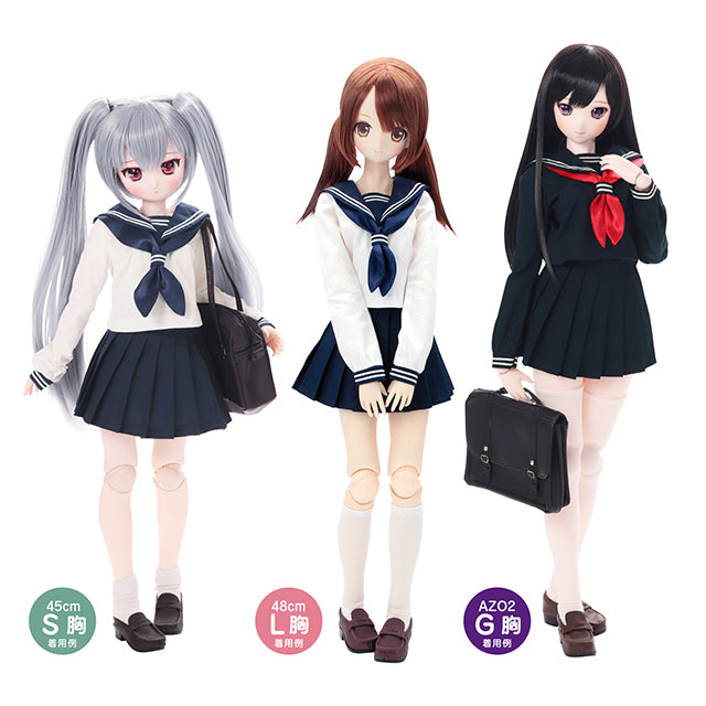 AZO2 長袖古典水手服&領巾套裝