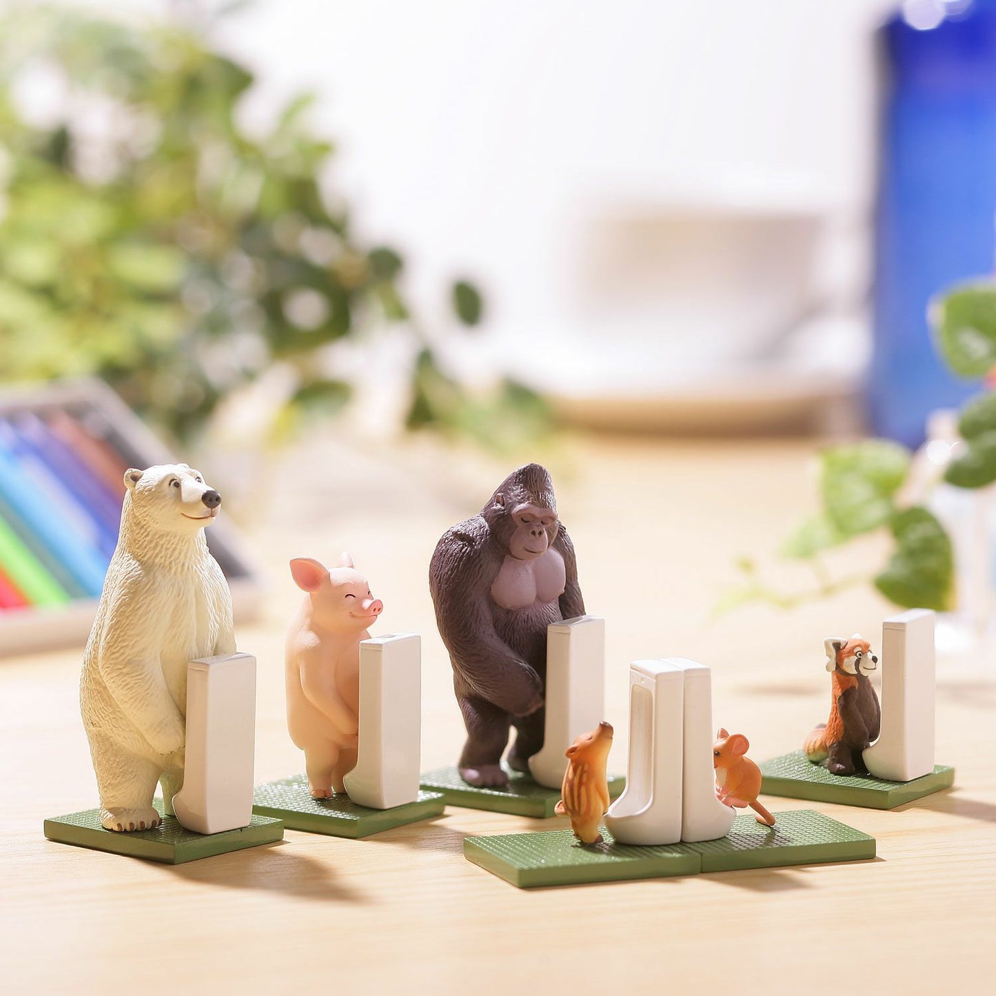 miniQ 佐藤邦雄的動物們「つれ○○○」(1BOX 6個入)