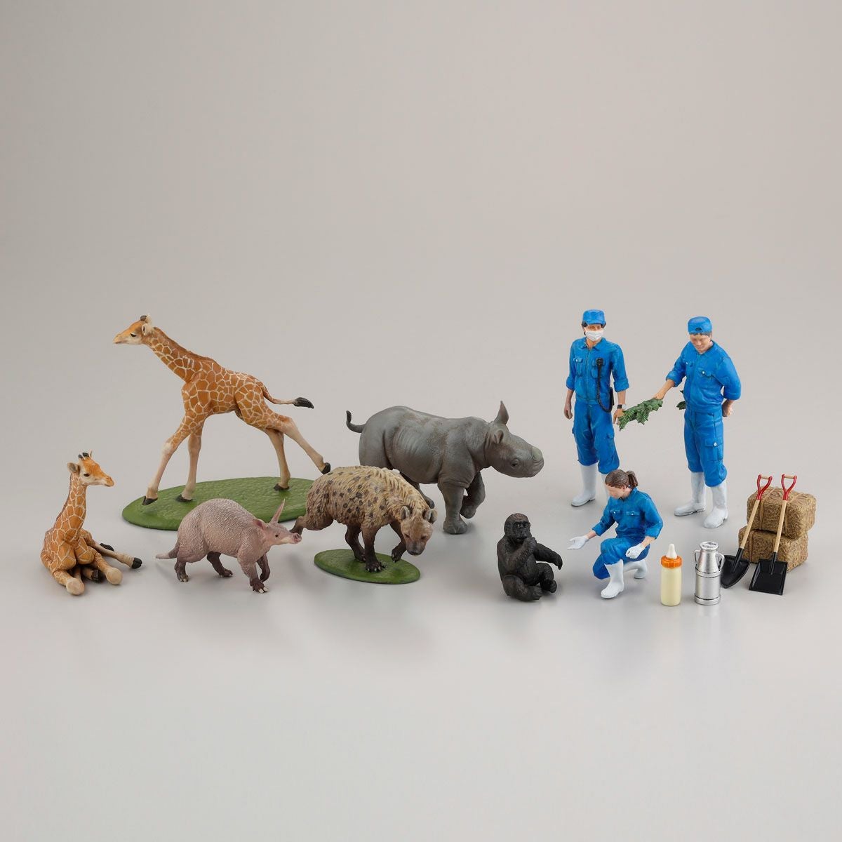 ARTPLA 飼育員與小猩猩套裝 (1盒6入)