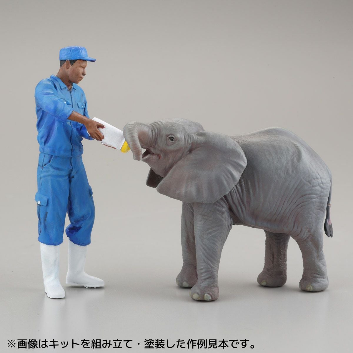 ARTPLA 飼育員與白犀牛套裝