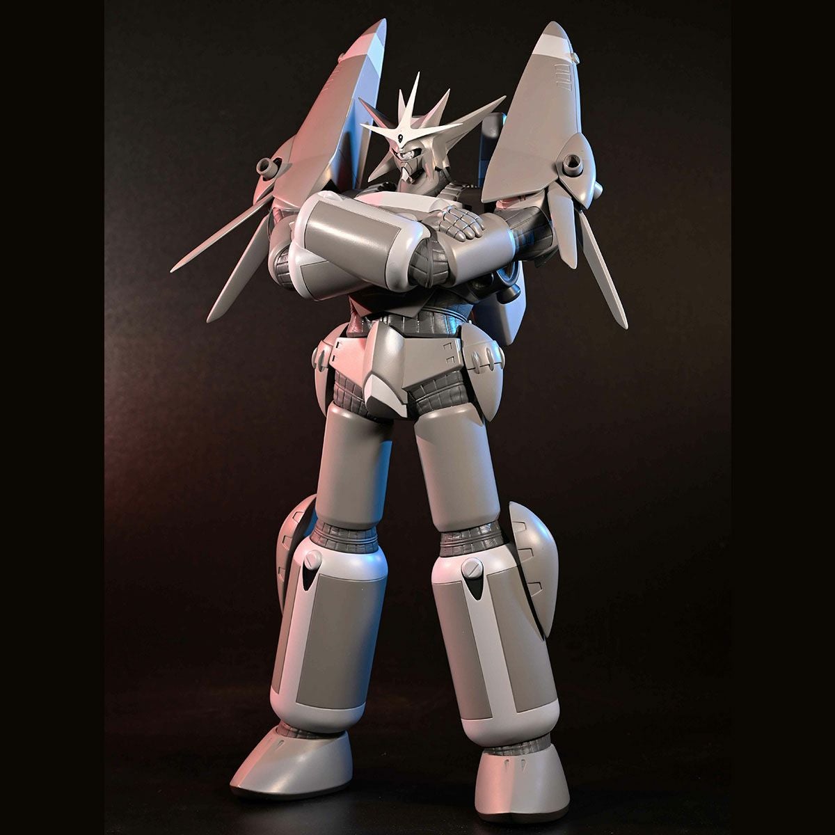 Mega Sofubi Gunbuster Carneades Project (Monochrome) Ver. [Limited Edition]