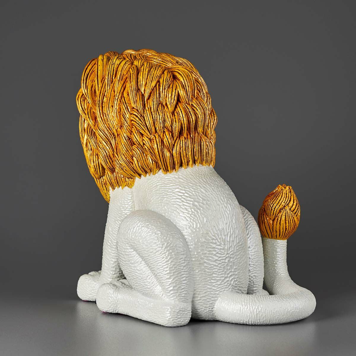 三澤厚彥 ANIMALS 獅子 Gold 軟膠塗裝完成品