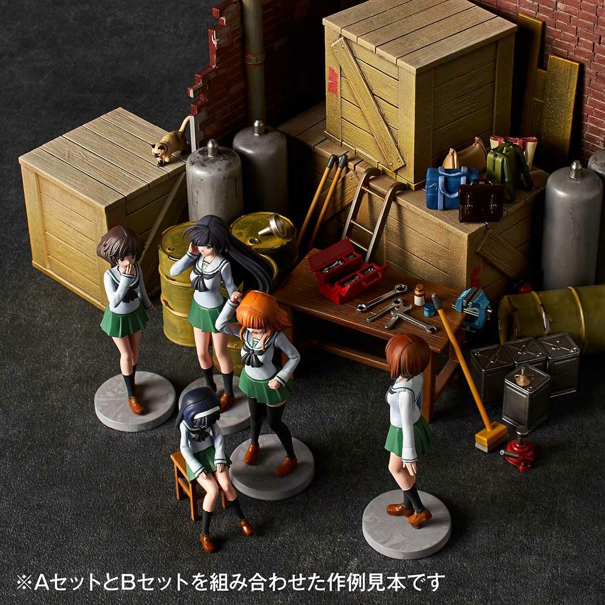 ARTPLA 少女與戰車 最終章 車庫場景組 [B]