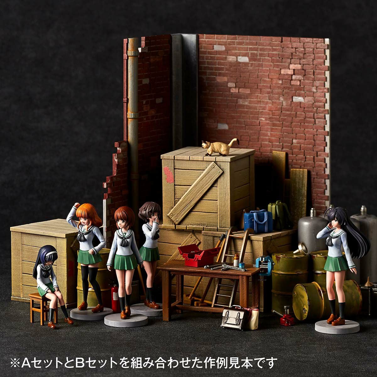 ARTPLA 少女與戰車 最終章 車庫場景組 [B]