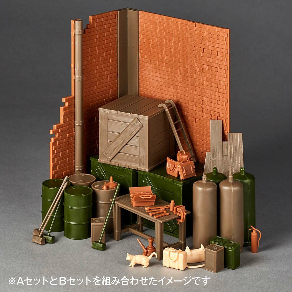 ARTPLA 少女與戰車 最終章 車庫場景組 [B]