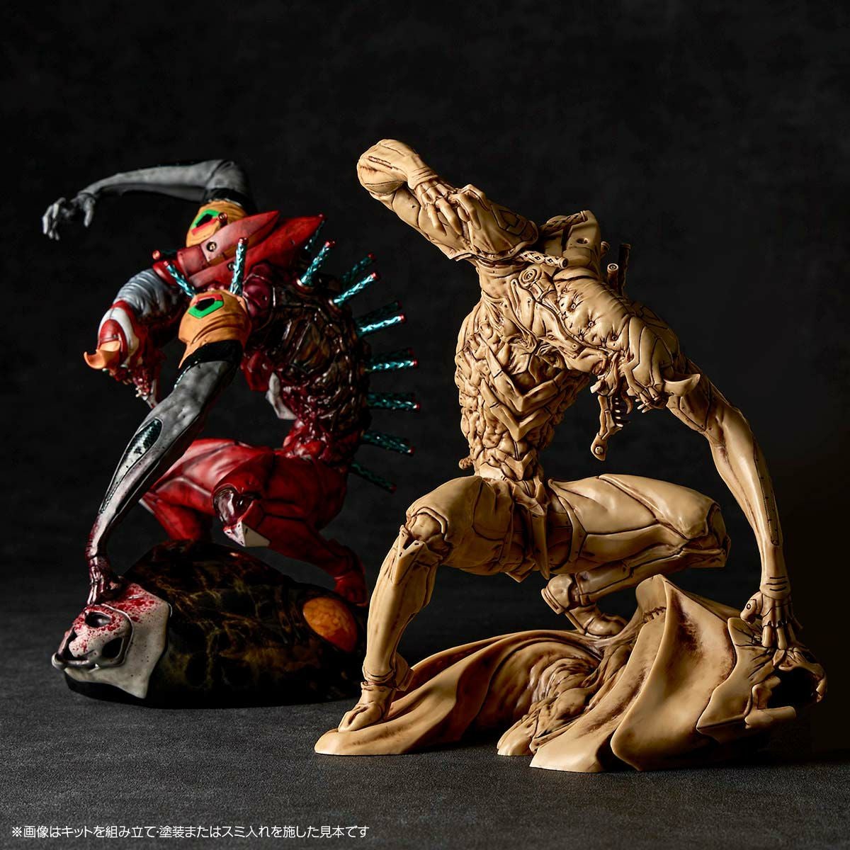 ARTPLA SCULPTURE WORKS Evangelion Unit-02 Beast Mode “Geofront Blood Battle” Beige Color Ver. [Reissue]