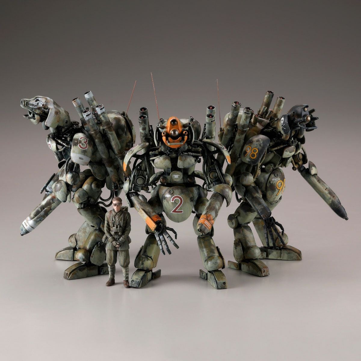 ARTPLA Maschinen Krieger Final Hund Set & Jerry Can Old Man [特別顏色版]