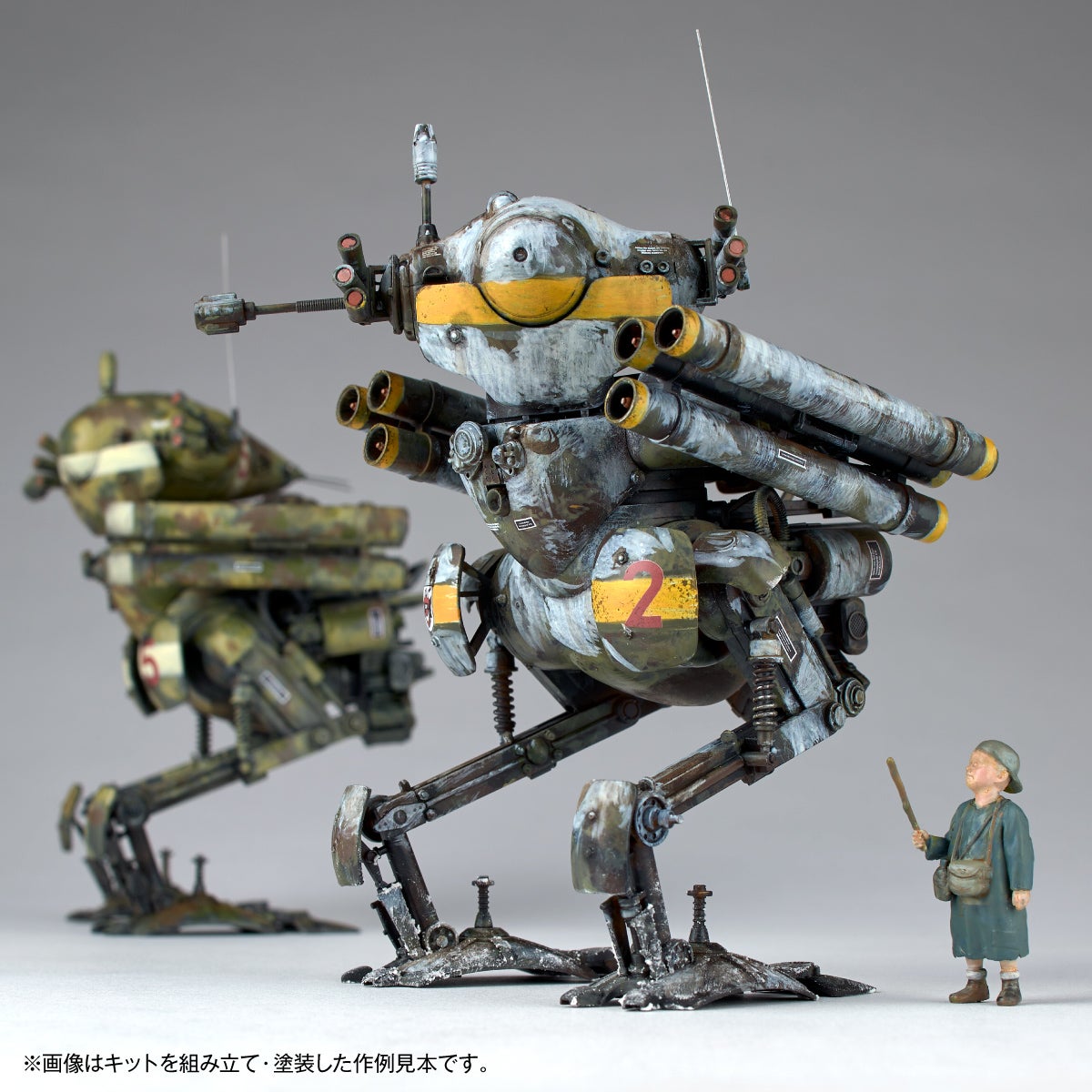 ARTPLA Maschinen Krieger 陸戰型 Gans (2機套裝) & Eddie Amsel