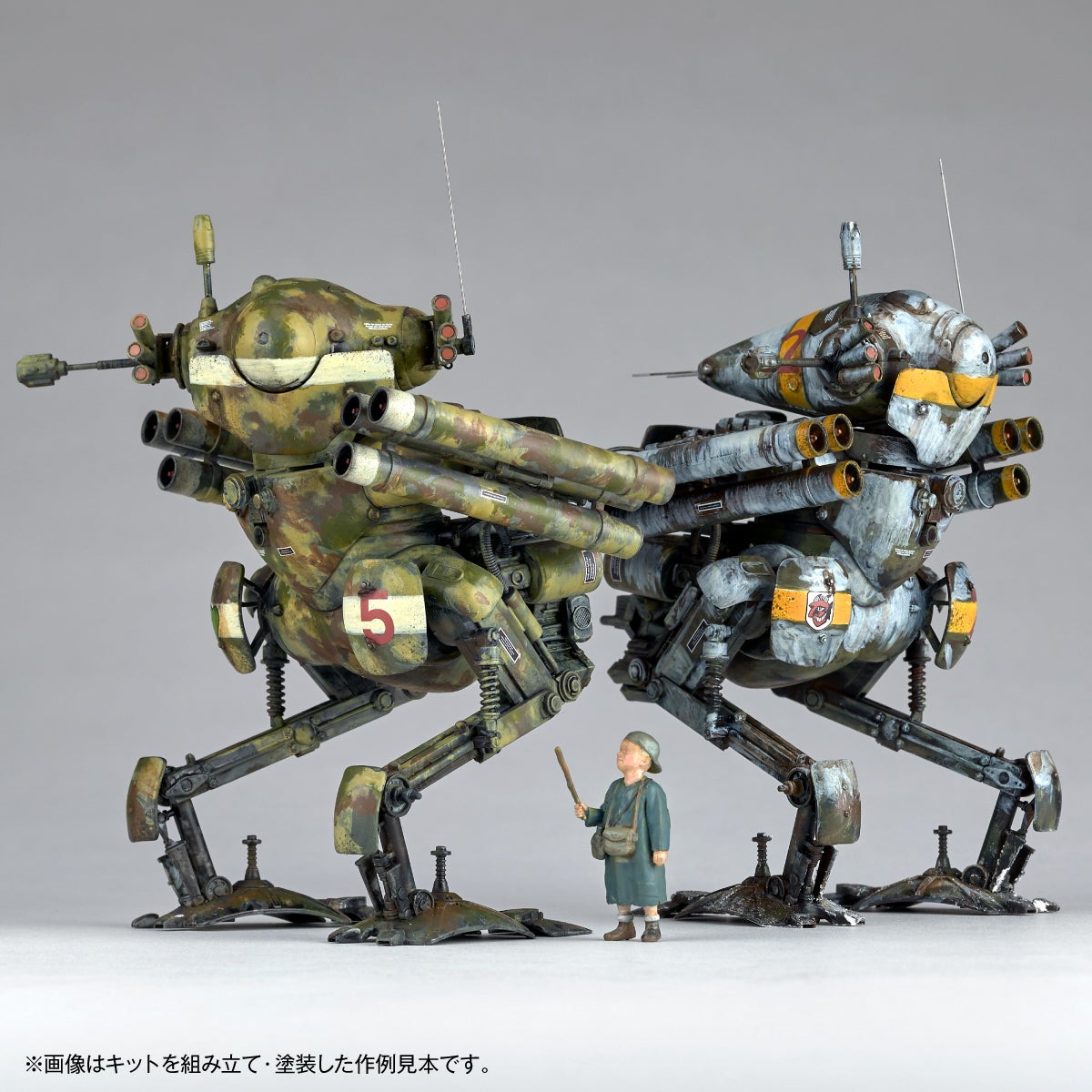 ARTPLA Maschinen Krieger 陸戰型 Gans (2機套裝) & Eddie Amsel