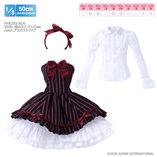 50 Red Bird Canon Dress Set