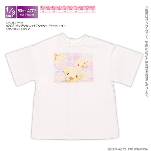 AZO2 Big Silhouette T-Shirt - Photo art