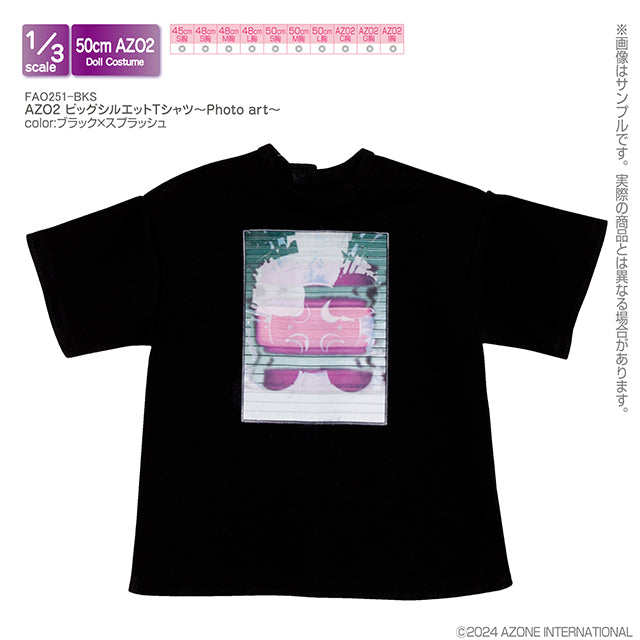 AZO2 Big Silhouette T-Shirt ~Photo art~