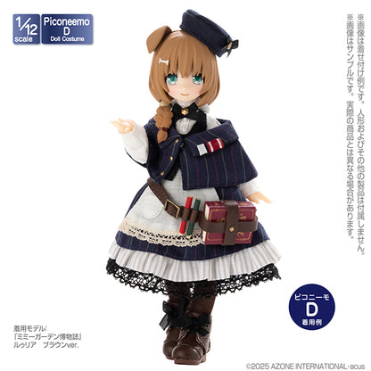 1/12 Pico D Mimmy Garden Museum Ribbon Lace-Up Short Boots