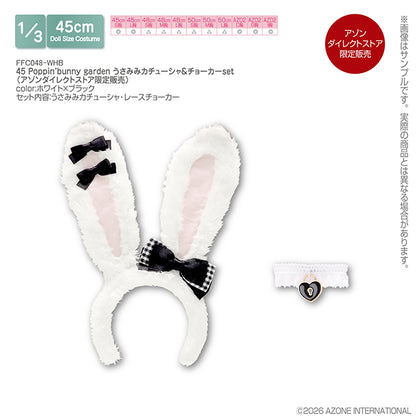 45 Poppin’ Bunny Garden Usamimi Headband & Choker Set