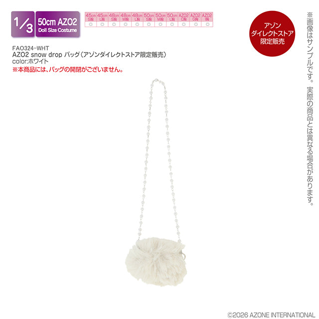 AZO2 Snow Drop Bag