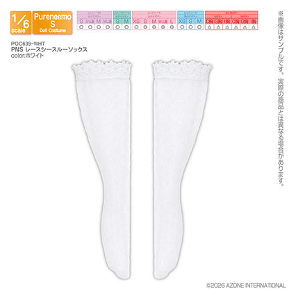 PNS Lace See-Through Socks