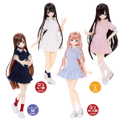 Q’z Pleated Polo Mini Dress