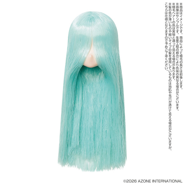 Picco Neemo D 用頭部 (白色) 直髮 / 普通款