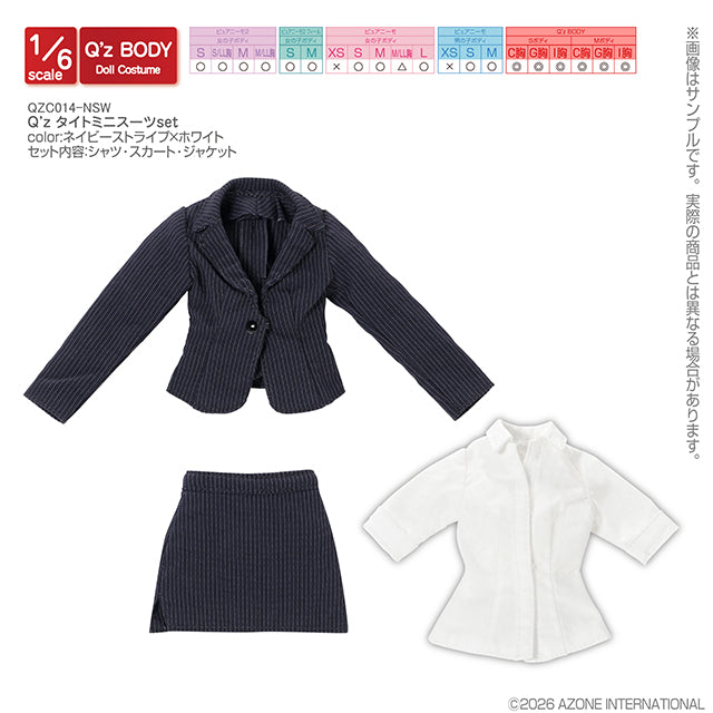Q’z Tight Mini Suit Set