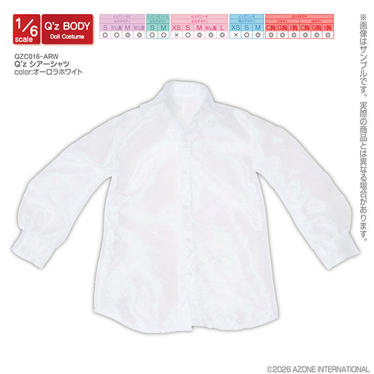 Q’z Sheer Shirt