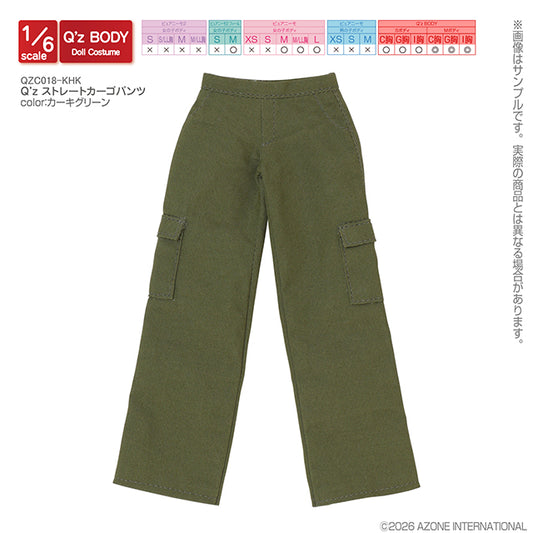 Q’z Straight Cargo Pants