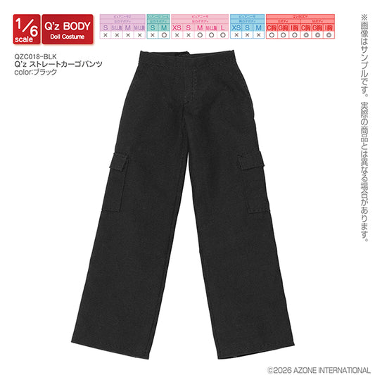 Q’z Straight Cargo Pants
