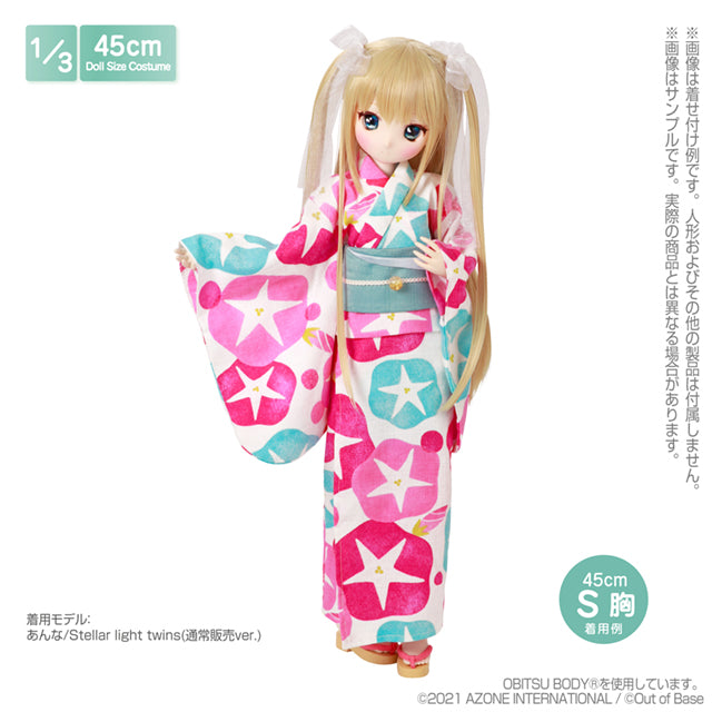 45 浴衣套裝～牽牛花與少女～
