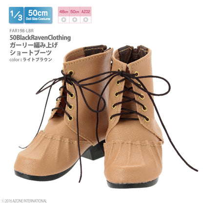 50 BlackRavenClothing Girly Lace-up Short Boots