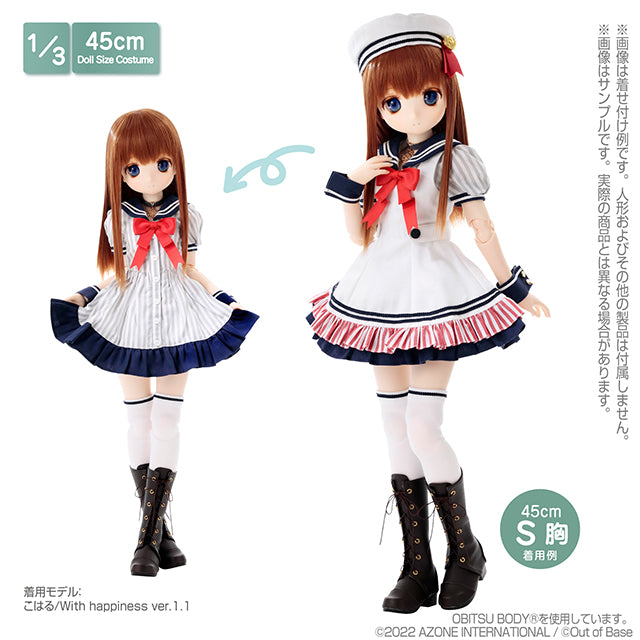 45 Marine Sailor One-Piece Dress Set