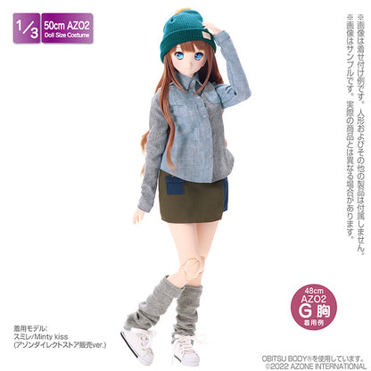 AZO2 Azo-Can 拼接迷你裙