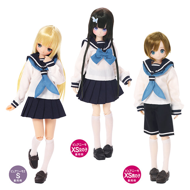 PNS Long Sleeve Classical Sailor Uniform Scarf & Ribbon Set