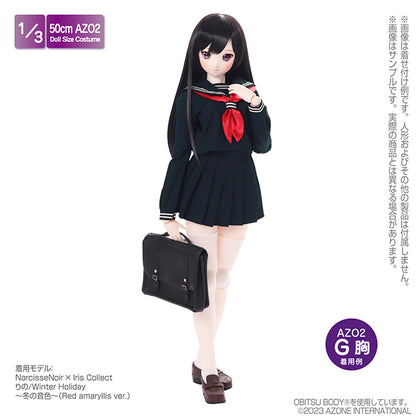 AZO2 長袖古典水手服＆領巾套裝