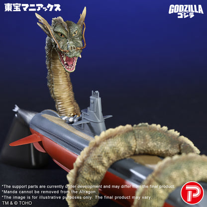 Manda and the Atragon - TOHO Maniacs Complete Painted Figure